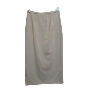 Chantal Thomass Paris Maxi Skirt Womens 10 Gray Midi Business Formal Italy NWT